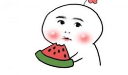 蹲下吃瓜搞笑视频素材