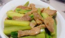 瓜条能不能炒肉吃呢视频,家常美味新尝试